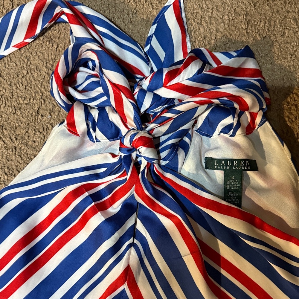 Ralph Lauren Striped Halter Dress - Picture 3 of 4